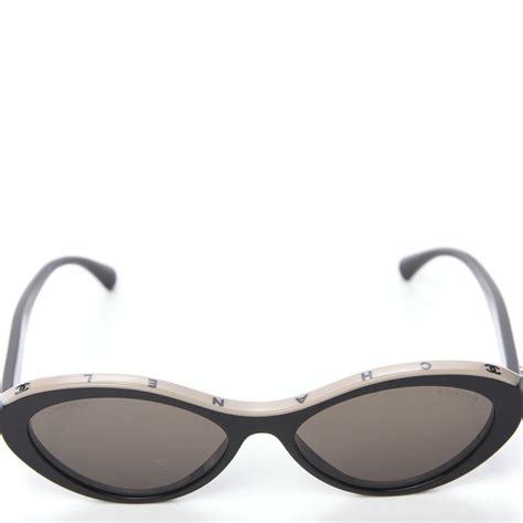 chanel sunglasses oval|Chanel oval sunglasses 5416.